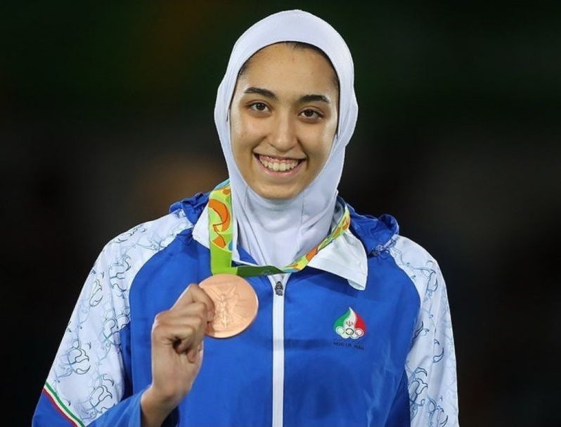 Iran’s only female Olympic medallist has defected