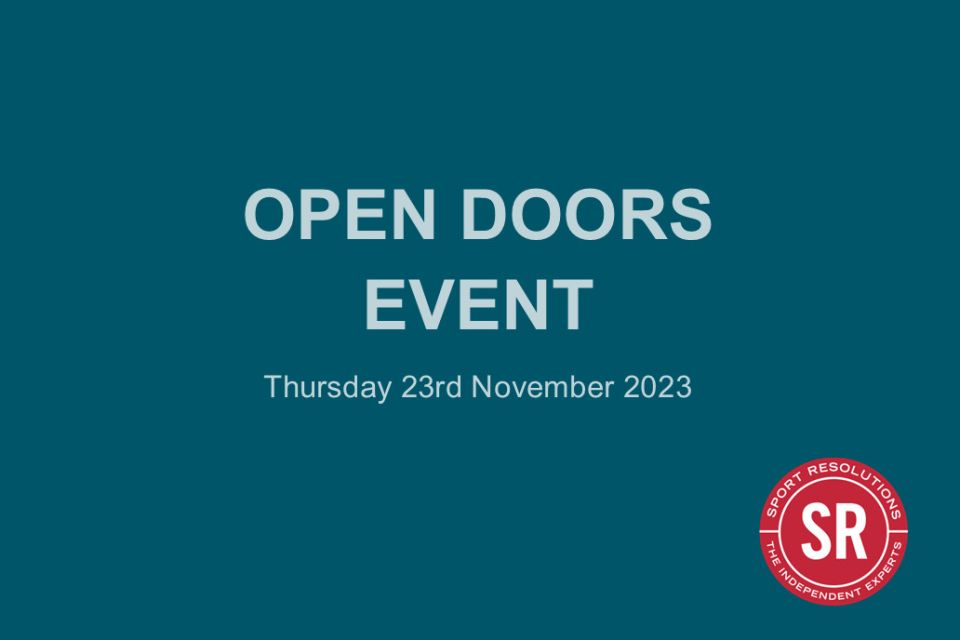Open Doors Event | Thursday 23rd November 2023