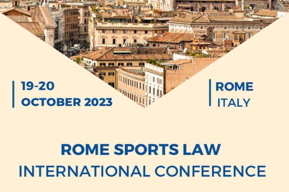 Sport Resolutions to speak at the Rome Sports Law International Conference 