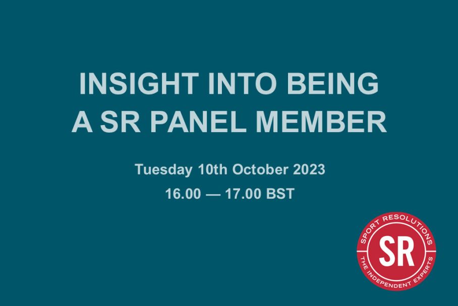 Webinar | Insight into being a SR panel member