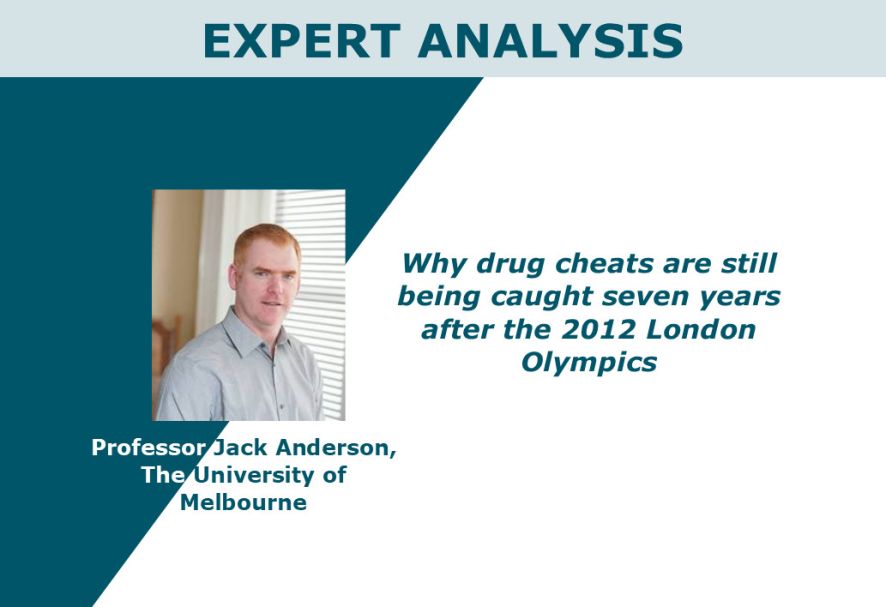Why drug cheats are still being caught seven years after the 2012 London Olympics