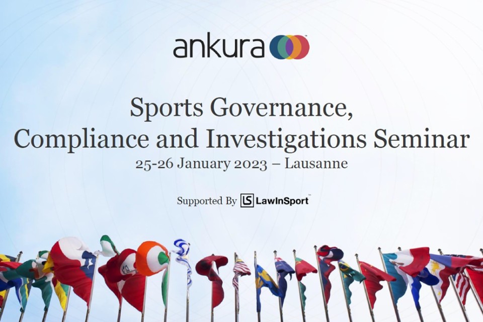Sport Resolutions to speak at the Sports Governance, Compliance and Investigations Seminar in Lausanne