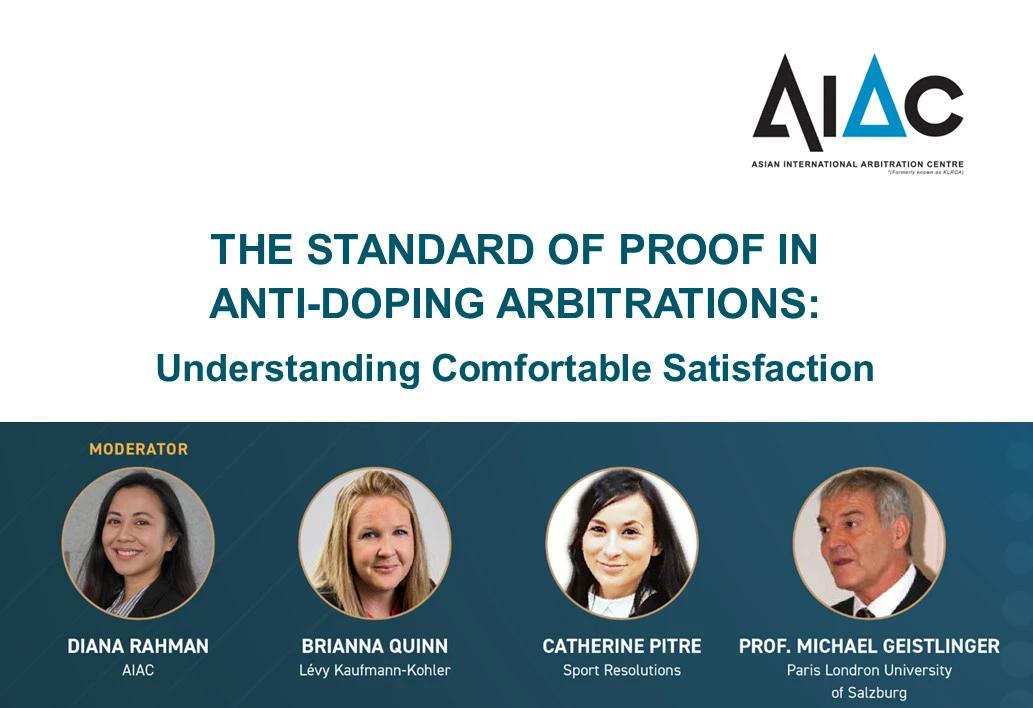 Sport Resolutions to speak at the Asian International Arbitration Centre event