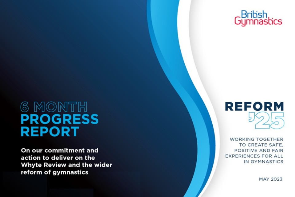 British Gymnastics has provided an update on their progress in delivering Reform ‘25 action plan