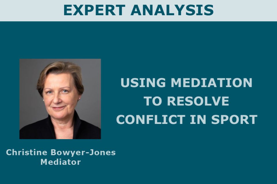 Using mediation to resolve conflict in sport