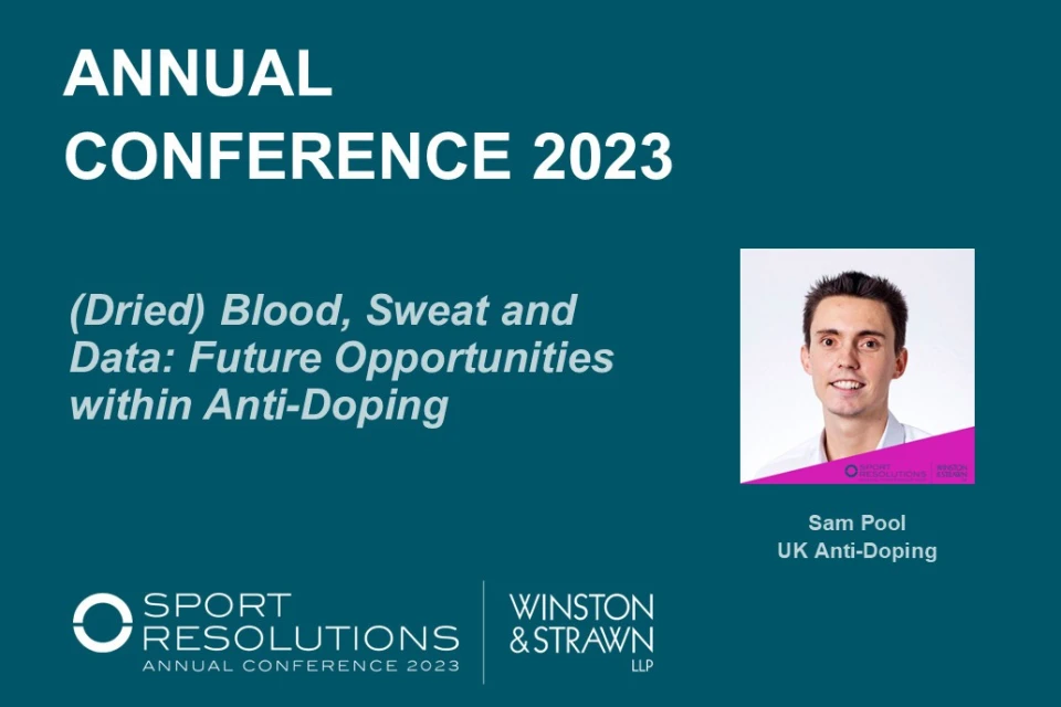 (Dried) Blood, Sweat and Data: Future Opportunities within Anti-Doping