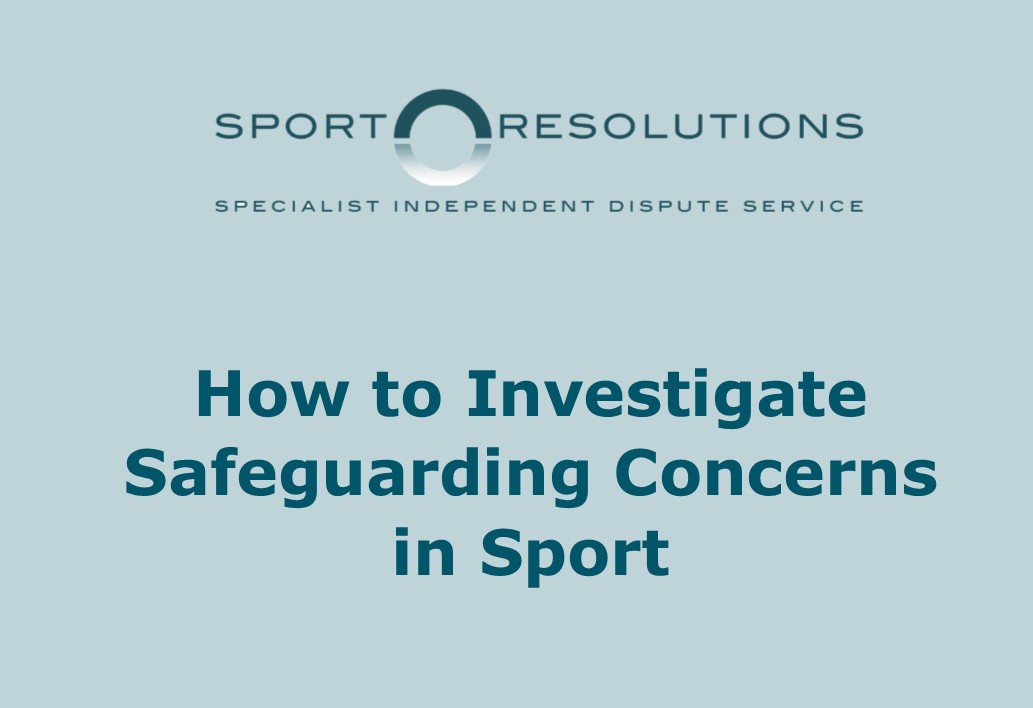 SEMINAR | How to Investigate Safeguarding Concerns in Sport