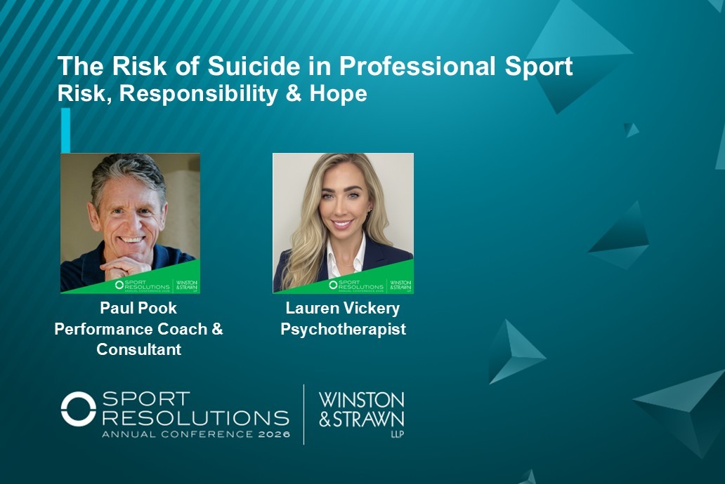 The Risk of Suicide in Professional Sport: Risk, Responsibility & Hope