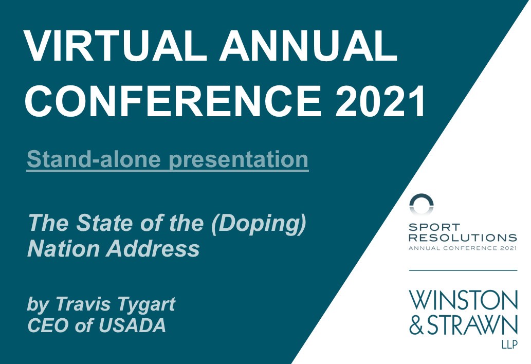 Sport Resolutions Virtual Annual Conference 2021 Session Announcement