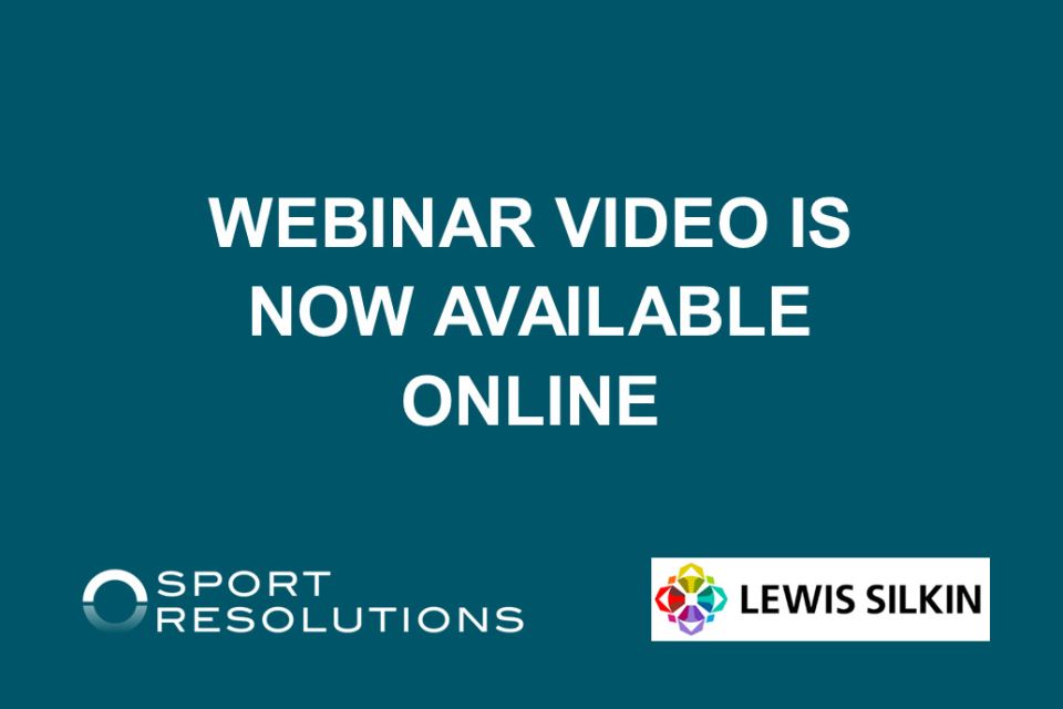 “Safeguarding in Sport: Considering Subject Access Requests” webinar video is now available online