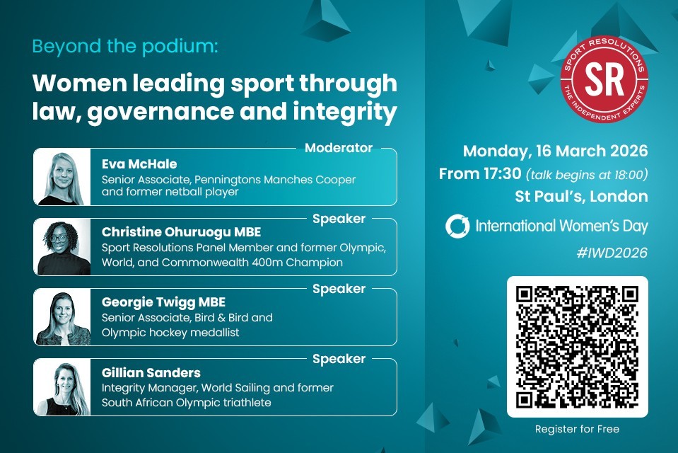 Beyond the podium: Women leading sport through law, governance and integrity