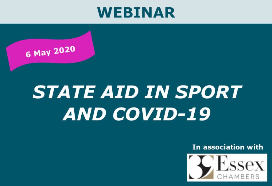 WEBINAR | State Aid in Sport and Covid-19