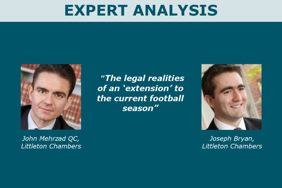 The legal realities of an ‘extension’ to the current season