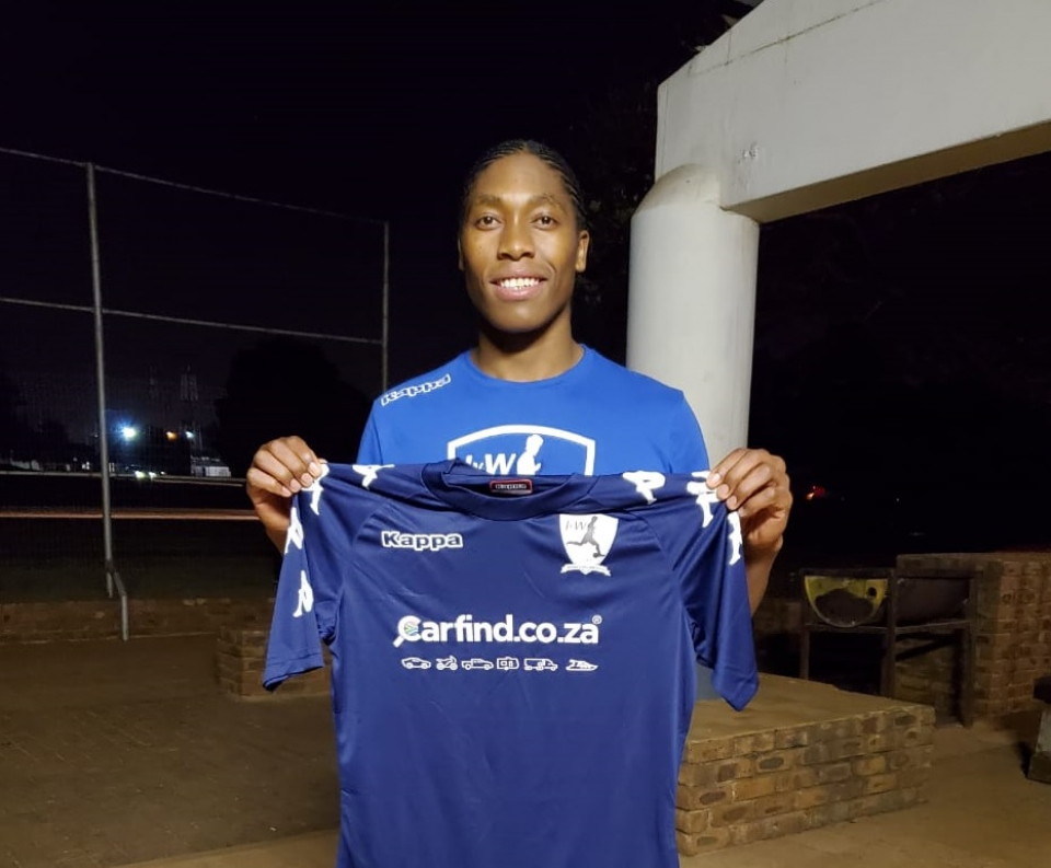 Caster Semenya confirms she has not given up running despite signing for a football club in South Africa