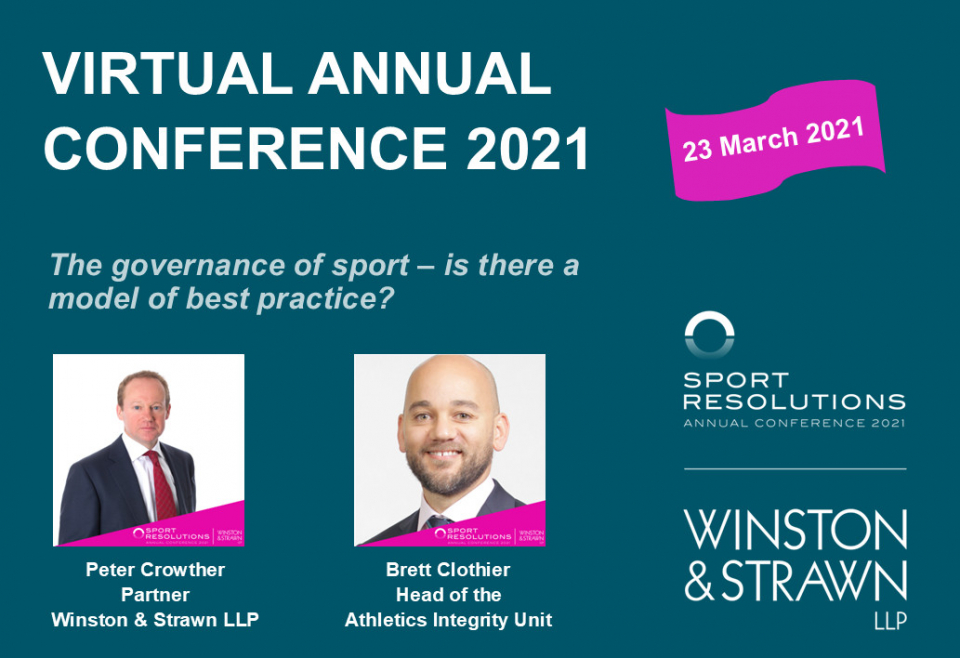 Sport Resolutions Virtual Annual Conference 2021 Session Announcement