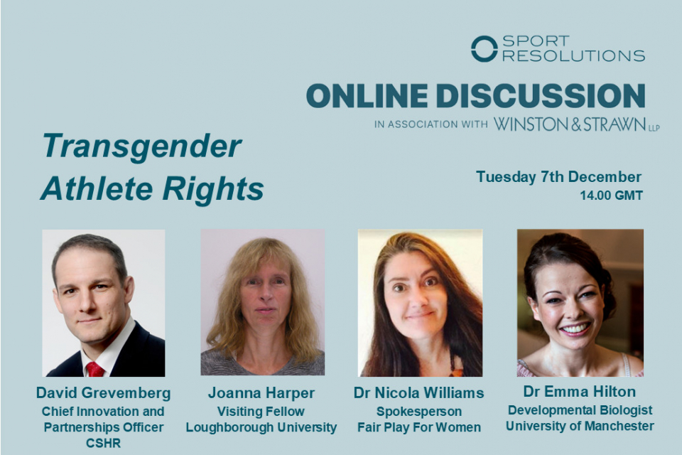 Session Announcement | Transgender Athlete Rights 