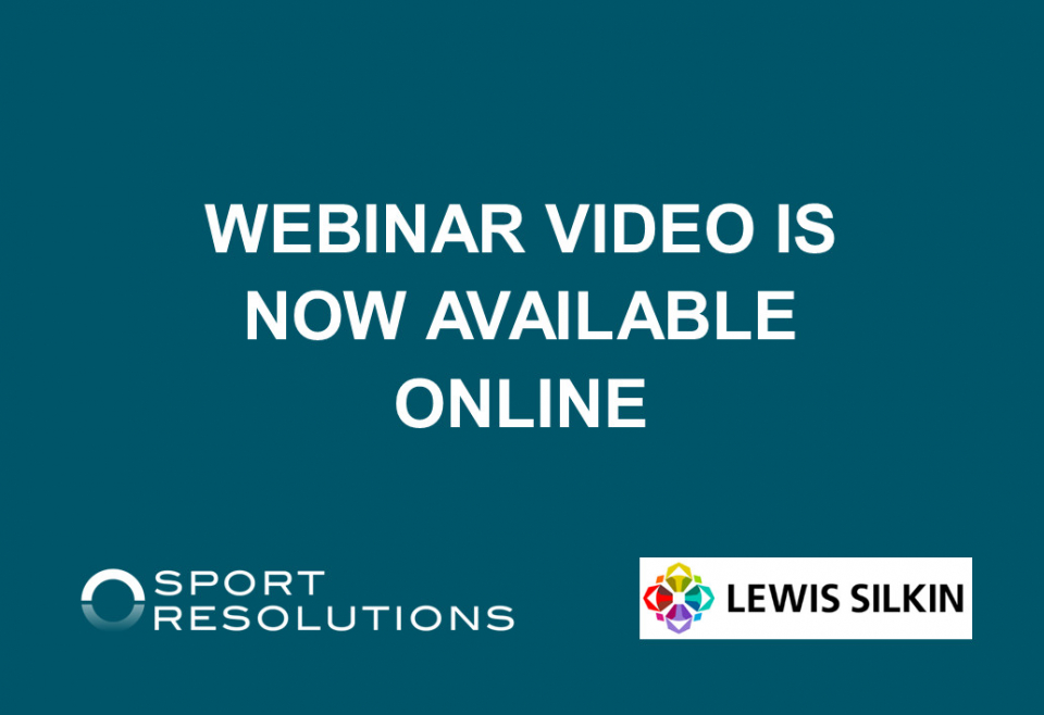 “Safeguarding in Sport: Considering Subject Access Requests” webinar video is now available online