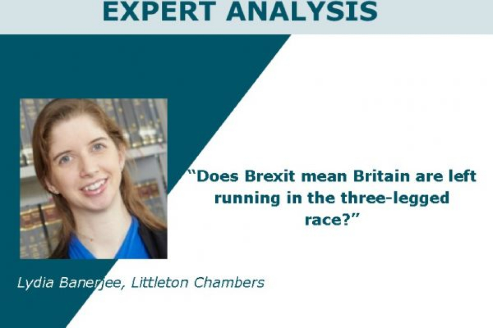 Does Brexit mean Britain are left running in the three-legged race?