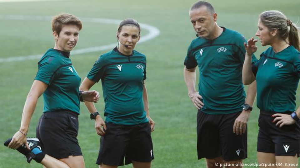 France’s Stephanie Frappart will become the first woman to referee a major European men’s game tonight in Istanbul